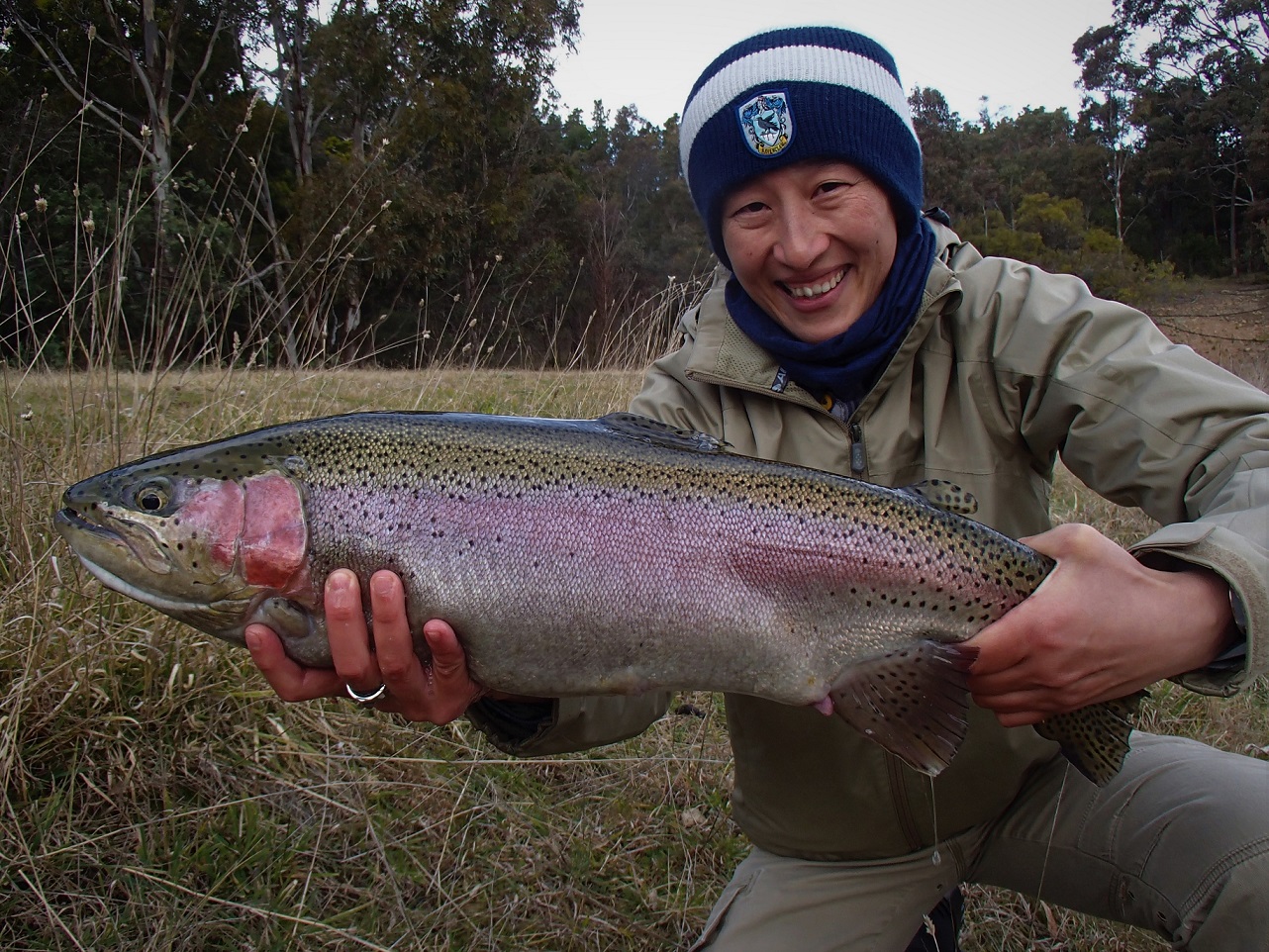 rainbow trout, fly fishing, women in fly fishing