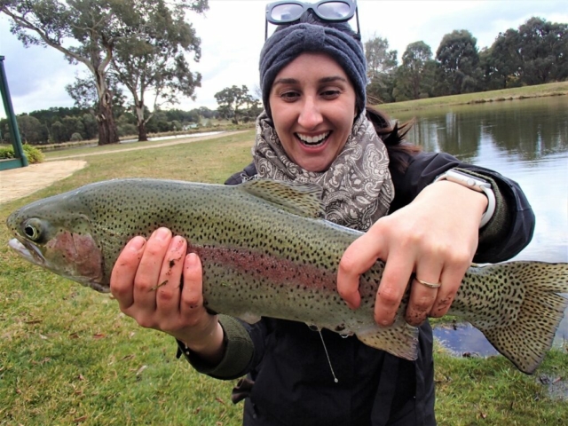 rainbow trout, fly fishing, women in fly fishing