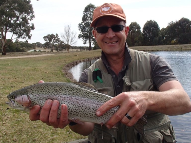 A fat Rainbow Trout