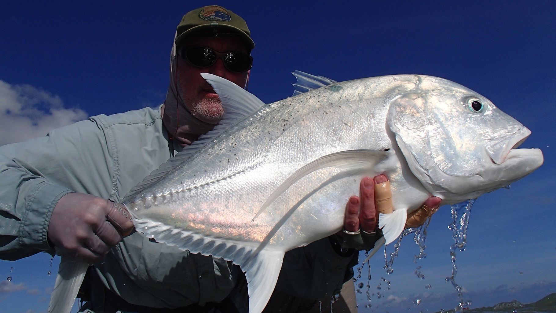 Giant Trevally on fly