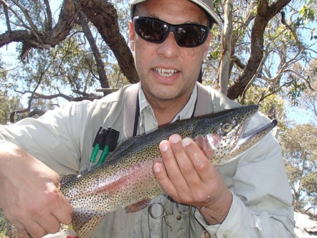 Catching trout in tight country